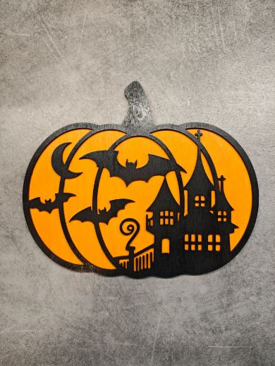 Halloween tök alakú kopogtató