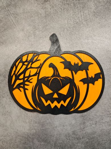 Halloween tök alakú kopogtató