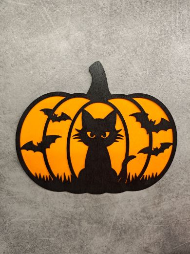 Halloween tök alakú kopogtató