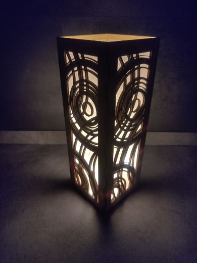 LED fa Hangulatlámpa – Egyedi Mintával