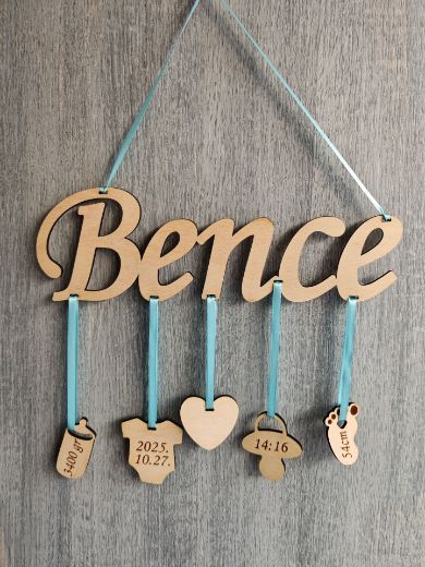 Babaköszöntő névtábla