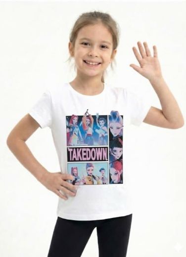 K-POP póló Fehér - Takedown