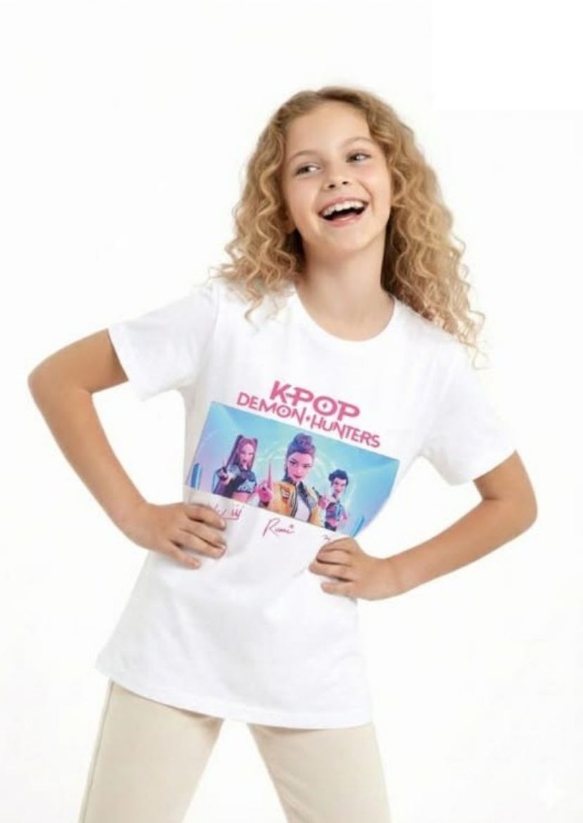 K-POP póló Fehér - Demon Hunters